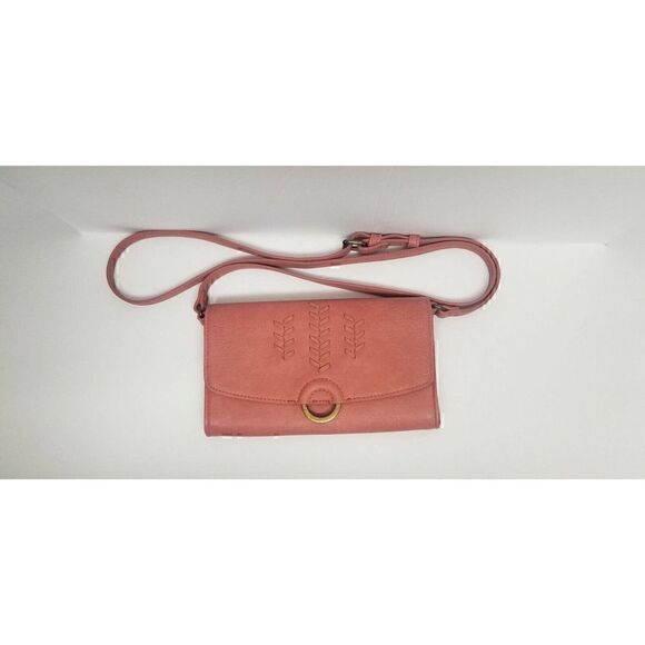 Universal Thread Ring Snap Closure Crossbody Bag COLOR Rose Removable St… - Picture 7 of 7